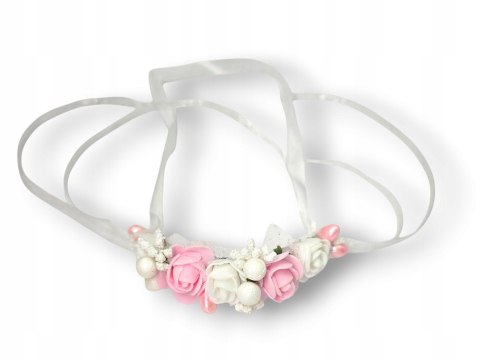 NIEBIESKA RÓŻOWA BIAŁA - DO WYBORU - DEKORACJA NA ŚWIECĘ DO CHRZTU PROFITKA