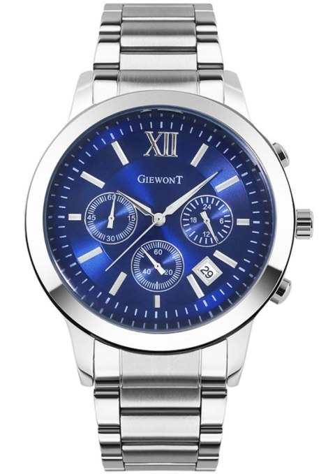 Zegarek Męski GIEWONT Apex Chrono GW6480-2 Chronograf Silver/Blue