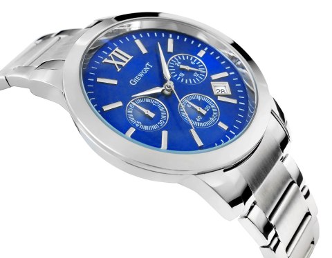 Zegarek Męski GIEWONT Apex Chrono GW6480-2 Chronograf Silver/Blue