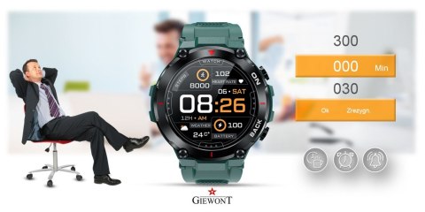 Smartwatch GIEWONT Pionier GPS GW460-2 - Sea Green
