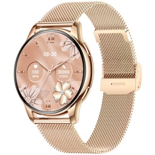 Smartwatch Damski VELTORI VT300-1 Złota Bransoleta