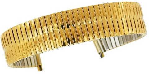 Bransoleta rozciągana Złota HQ 18 do 22 mm 109G-18/22 Bransoleta rozciągana Złota HQ 18 do 22 mm 109G-18/22