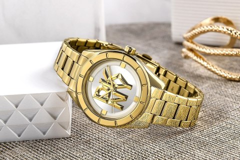 Zegarek Damski DKNY Chambers Midi Gold DK1L016M0065 + BOX