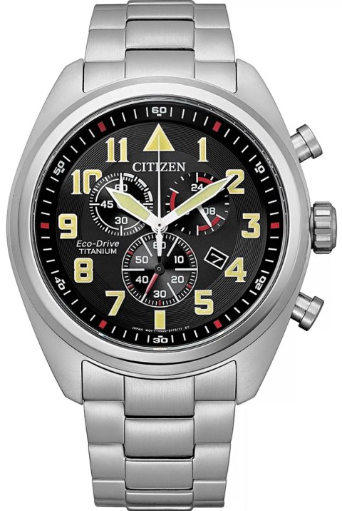 Zegarek Męski CITIZEN Super Titanium Eco-Drive AT2480-81E + BOX