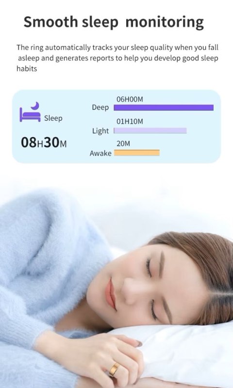 Smart Ring RUBICON R2 Rose Gold SIZE-7(US) SMARUB318