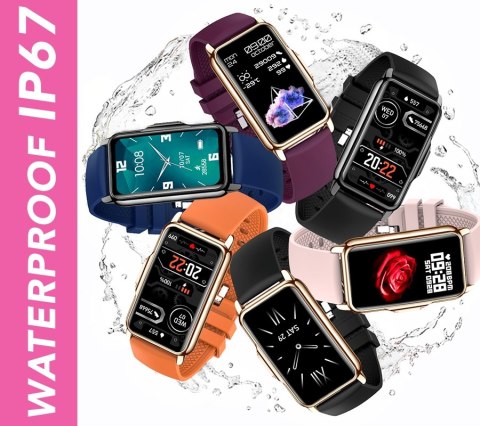 Smartwatch Damski RUBICON RNCF04 Black SMARUB227