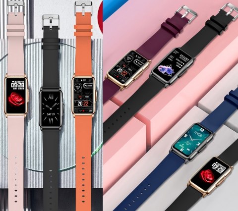 Smartwatch Damski RUBICON RNCF04 Black SMARUB227