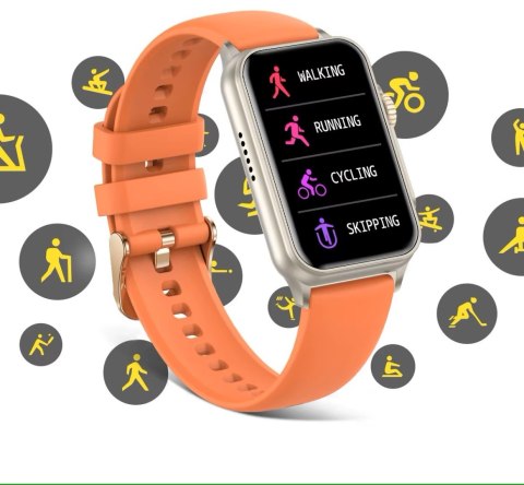 Smartwatch Damski RUBICON RNCF06 Rose Gold/Pink SMARUB223