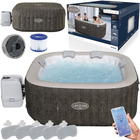 Lay-Z-Spa Cabo SMART HydroJet Jacuzzi BESTWAY