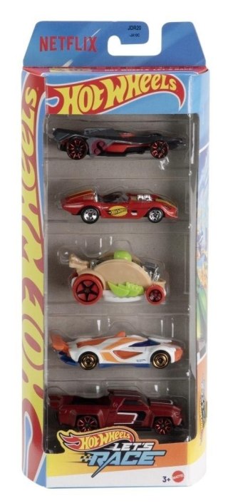 Hot Wheels Let's Race Na start! Samochodziki 5-pak