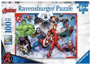 Puzzle 100 Avengers. Zgromadzenie rysunkowe XXL