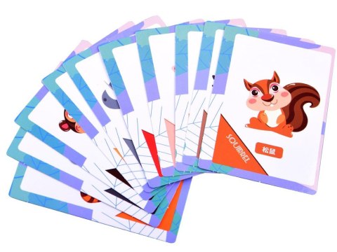 Puzzle Magnetyczne Zwierzęta 54 el tablica Magnetyczna Układanka ZA3971