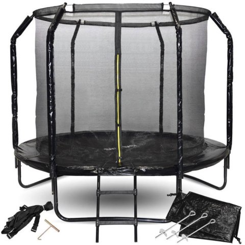 Trampolina ogrodowa SkyFlyer + drabinka 8FT 244cm