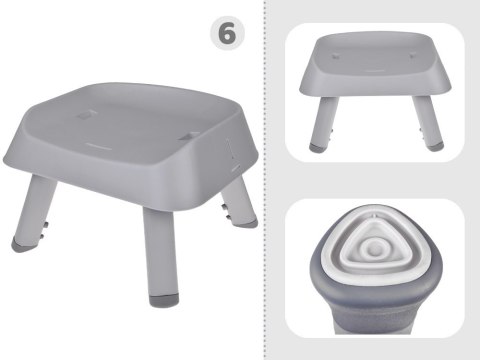 Wielofunkcyjny fotelik Krzesełko do karmienia Zestaw 6w1 dla dzieci ZA5664